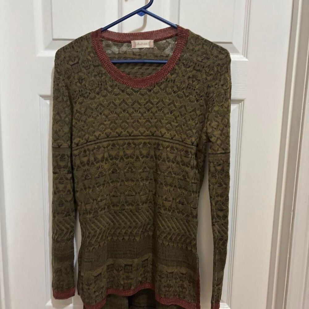Altar-d-state Men's Khaki and Green Jumper